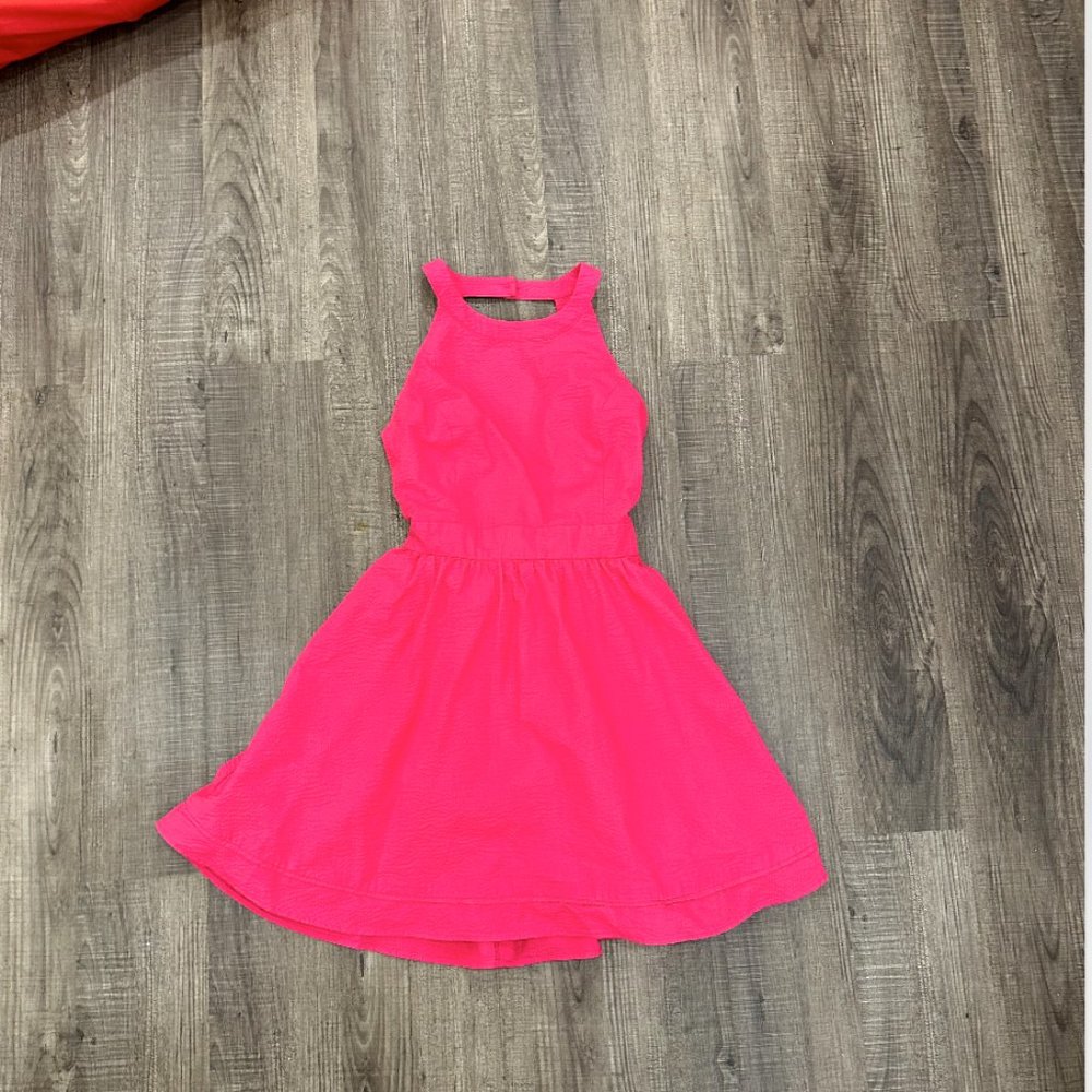 Hot Pink Lauren James Dress with Bow